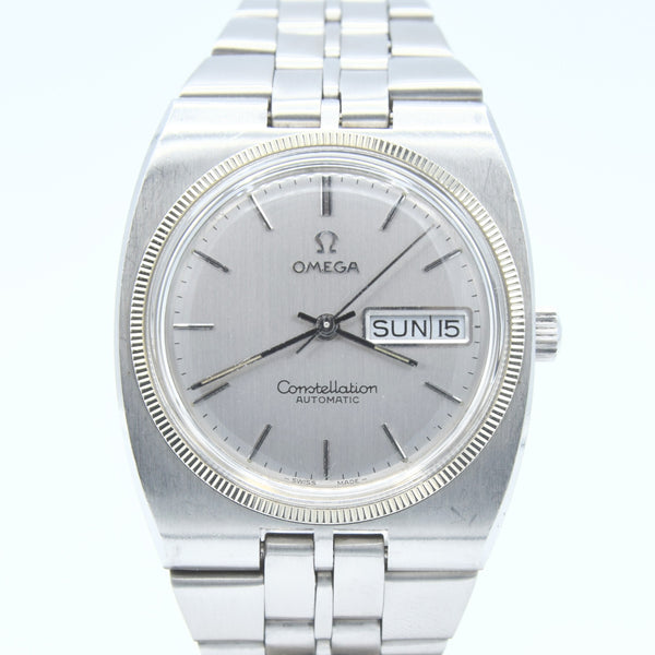 1972 Omega Constellation Automatic Day/Date Model 166.0252 with White Gold Bezel