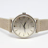 1969 Omega Geneve with Rare Silvered Bark Effect Dial Model 135.070 Manual Wind in Stainless Steel