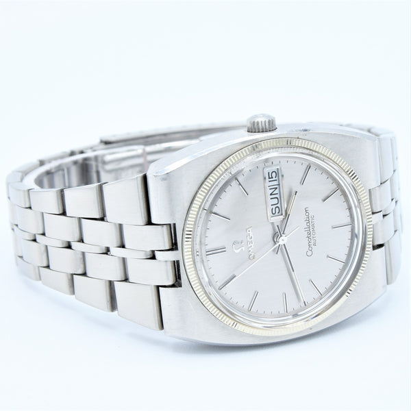 1972 Omega Constellation Automatic Day/Date Model 166.0252 with White Gold Bezel