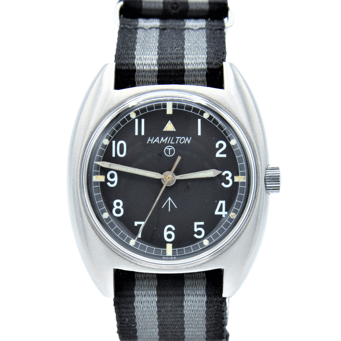1975 Hamilton 6BB-6645-99 Mechanical British Military Issue Wristwatch with Hacking Seconds