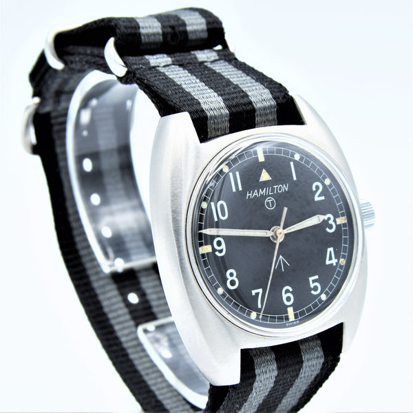1975 Hamilton 6BB-6645-99 Mechanical British Military Issue Wristwatch with Hacking Seconds