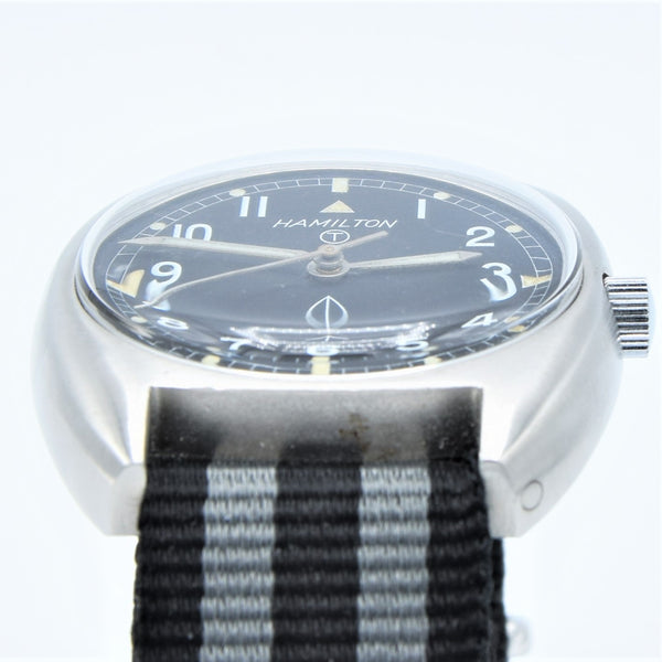 1975 Hamilton 6BB-6645-99 Mechanical British Military Issue Wristwatch with Hacking Seconds