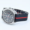 1974 Tissot Seastar Navigator Chronograph Wristwatch Model 40522 in Stainless Steel with Stunning Black Dial