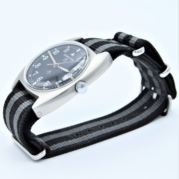 1975 Hamilton 6BB-6645-99 Mechanical British Military Issue Wristwatch with Hacking Seconds