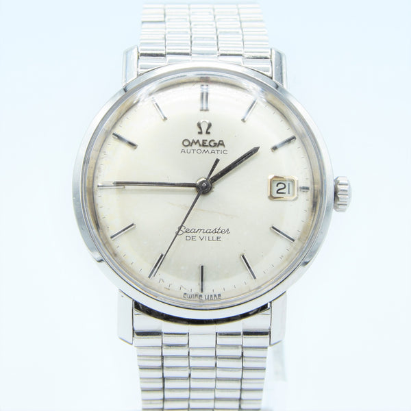 1964/5 Omega Automatic Seamaster De Ville Model 166.020 in Stainless Steel on Bullet Bracelet with Box and Papers