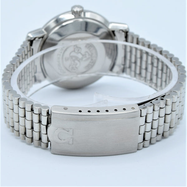1964/5 Omega Automatic Seamaster De Ville Model 166.020 in Stainless Steel on Bullet Bracelet with Box and Papers