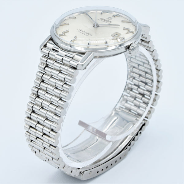 1964/5 Omega Automatic Seamaster De Ville Model 166.020 in Stainless Steel on Bullet Bracelet with Box and Papers