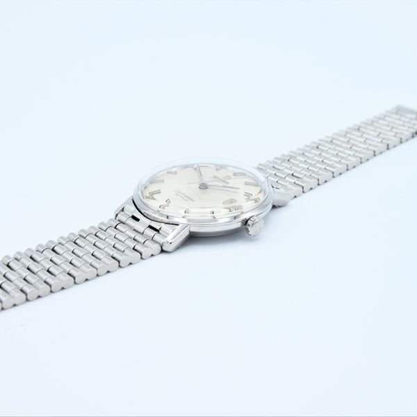 1964/5 Omega Automatic Seamaster De Ville Model 166.020 in Stainless Steel on Bullet Bracelet with Box and Papers