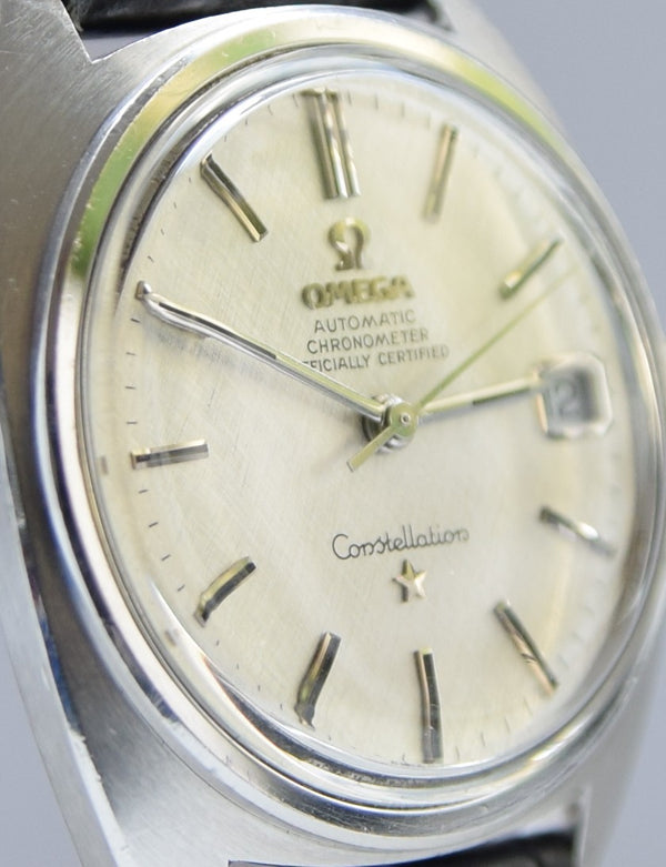 1968 Omega Constellation Chronometer Automatic Date Model 168.0017 with Original Receipt