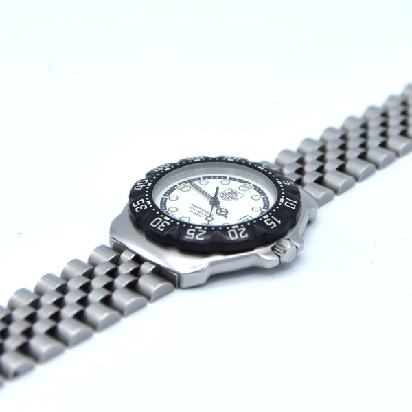1998 TAG Heuer Formula 1 Series Dive Watch Model WA 1218 in 34mm Stainless Steel Full Box & Papers Set