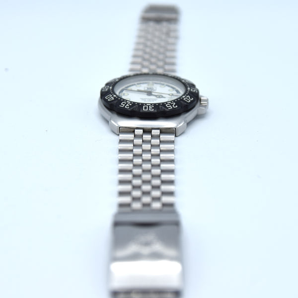 1998 TAG Heuer Formula 1 Series Dive Watch Model WA 1218 in 34mm Stainless Steel Full Box & Papers Set