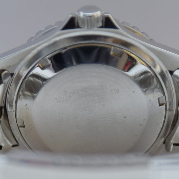 1970s Sandoz Swiss Divers Submariner-Style Wristwatch with Date in Stainless Steel