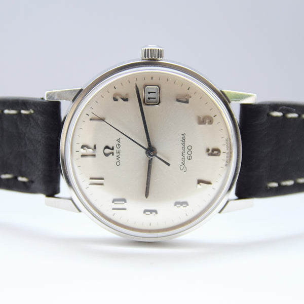 Omega Seamaster 600 Date with Rare Arabic Dial in Stainless Steel Model 136.011 dated 1966