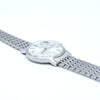 1980-81 Omega Manual Wind Date Dress Watch Model 136.0104 in Stainless Steel on Bracelet with Box and Papers
