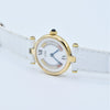 1990s Ladies Cartier 'Must de' Ronde Vendôme with Tri-Colour Dial in 925 Silver Gilt Vermeil Case