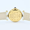 1990s Ladies Cartier 'Must de' Ronde Vendôme with Tri-Colour Dial in 925 Silver Gilt Vermeil Case