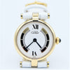 1990s Ladies Cartier 'Must de' Ronde Vendôme with Tri-Colour Dial in 925 Silver Gilt Vermeil Case