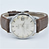 1959 Omega Rarer Geneve Calendar Automatic with Cross Hair Two Tone Dial and Central Seconds in Stainless Steel Model 2982