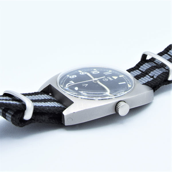1976 CWC W10-6645-99 British Military Issue Mechanical Wristwatch with Hacking Seconds