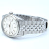 1971 Sharp Rolex Oyster Perpetual Datejust with White Gold Fluted Bezel Model 1601 in Stainless Steel on Jubilee Bracelet