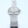 1971 Sharp Rolex Oyster Perpetual Datejust with White Gold Fluted Bezel Model 1601 in Stainless Steel on Jubilee Bracelet