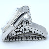 1971 Sharp Rolex Oyster Perpetual Datejust with White Gold Fluted Bezel Model 1601 in Stainless Steel on Jubilee Bracelet