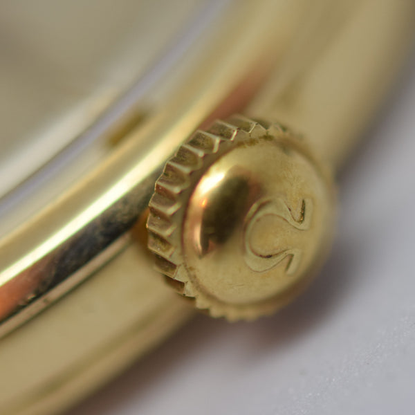 1956 Omega Geneve in Solid 9ct Gold with Original Two-Tone Dial & Arrowhead Batons