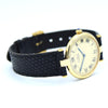 1990s Cartier 'Must de' Unisex Ronde with Roman Numeral Ivory Dial and Vendôme Lugs in 925 Sterling Silver Gilt Vermeil Case