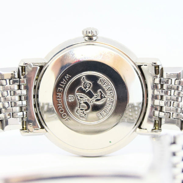 1960s Omega Automatic Seamaster De Ville Model 166.020 on Stainless Steel Flat BOR Bracelet