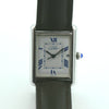 2001 Classic Cartier Full Size Tank with Date & Deployment Buckle Model 2414 with Box and Papers
