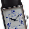 2001 Classic Cartier Full Size Tank with Date & Deployment Buckle Model 2414 with Box and Papers