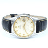 1959 Omega Seamaster Automatic Date Wristwatch Model 14710 with Original Off-White Dial in Stainless Steel