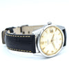 1959 Omega Seamaster Automatic Date Wristwatch Model 14710 with Original Off-White Dial in Stainless Steel