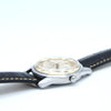 1959 Omega Seamaster Automatic Date Wristwatch Model 14710 with Original Off-White Dial in Stainless Steel