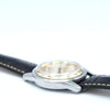 1959 Omega Seamaster Automatic Date Wristwatch Model 14710 with Original Off-White Dial in Stainless Steel