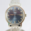 1969 Omega Geneve Automatic Date Model 166.070 with Stunning Rare Electric Blue Dial