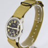 1940s Helbros Rare Military Style Wristwatch with Original Propaganda Box Helvetia Cal 82a