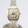 1970s Like New Ladies Zenith Automatic Respirator with Graphite Dial in Stainless Steel with NSA Bracelet