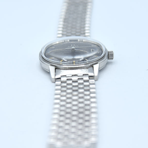 1966 Rare Omega Seamaster Automatic Date Model 166.002 with Speedmaster Companion Tropicalised Blue Dial in Stainless Steel Case