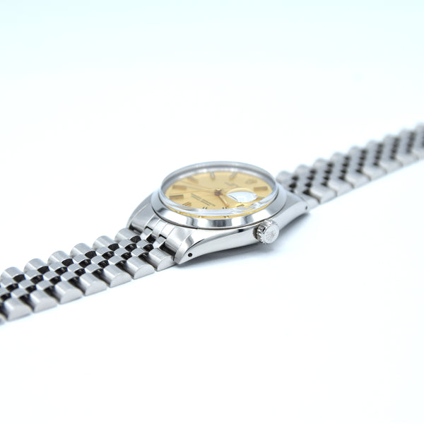 1974 Rolex Oyster Perpetual Date Model 1500 with Champagne