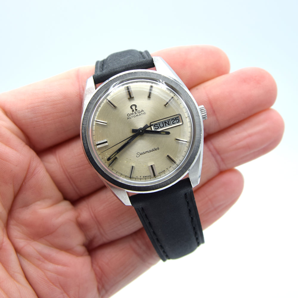 1969 Omega Seamaster Day/Date Automatic Model 166.032 in 36mm Stainless Steel Case
