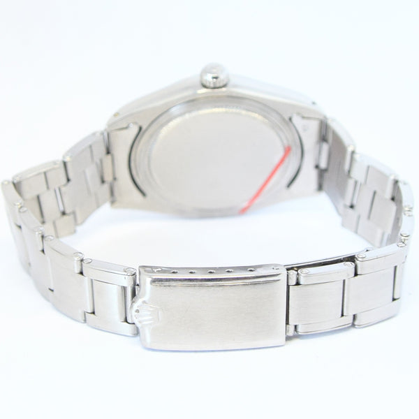 1969 Rolex Oyster Date Precision with Gloss Black Dial in Stainless Steel on Riveted Oyster Model 6694
