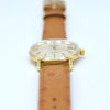 1963 Omega Automatic Seamaster De Ville Date Model 166.5020 in Solid 18ct Gold with Linen Dial with Box