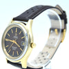 1976 Omega Rare Large Seamaster Cosmic 2000 Automatic Date Model 166.128 with Gloss Brown Spider Web Dial in Gold & Steel