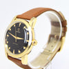1956 Omega Seamaster Wristwatch Model 2759-2 with Original Black Dial in Gold-Capped Case