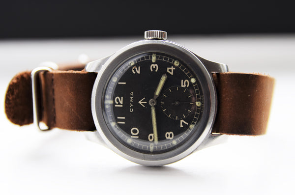 1940s Cyma British Military Issue Wristwatch WWW Army Watch WW2 Dirty Dozen