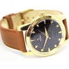 1956 Omega Seamaster Wristwatch Model 2759-2 with Original Black Dial in Gold-Capped Case
