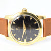 1956 Omega Seamaster Wristwatch Model 2759-2 with Original Black Dial in Gold-Capped Case