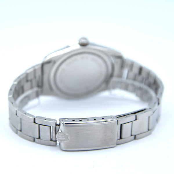 1965 Tudor Oysterdate Manual Wind Wristwatch Model 7962 with Silvered Dial on Bracelet