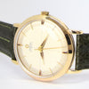 1958 Elegant Omega Automatic Dress Watch with Cross Hair Dial Model 13308 in 9ct Gold Cal 501